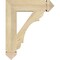 Ekena Millwork Olympic Arts & Crafts Rough Sawn Bracket, Douglas Fir, 4"W x 18"D x 22"H BKT04X18X22OLY03RDF - alternate 3